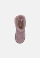 UGG Kids - Chestnut Shadow Mini Bailey Bow Glitz Boots - 30 (UK 12 / US 13) - Purple