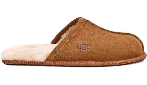UGG Men's Scuff Slipper Suede In Chestnut - Size 10M