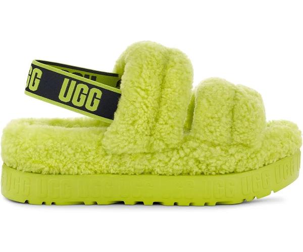 Ugg Oh Fluffita Women's Sandal - Key Lime Size 8