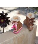 Ugg Toddler Bailey Bow II Boot - 11 - Grey