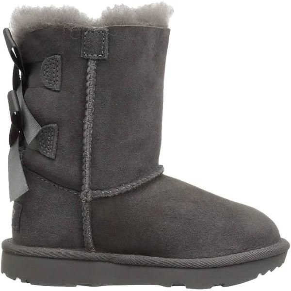 Ugg Toddler Bailey Bow II Boot - 11 - Grey