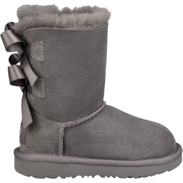 Ugg Toddler Bailey Bow II Boot Grey