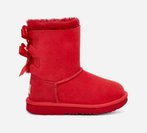 Ugg Toddler Bailey Bow II Samba Red (Size 10)