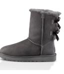 Ugg Women's Bailey Bow II Boot - 6 - Grey