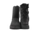Ugg Women's Bailey Bow II Boot, Black, 12