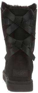 Ugg Women's Bailey Bow II Boot, Black, 12
