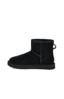 Ugg Women's Classic Mini Side Logo II Boot, Black / 10