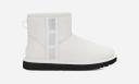 Ugg Women's Classic Mini Side Logo II Boot, Ultra Matte White / 11