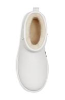 Ugg Women's Classic Mini Side Logo II Boot, Ultra Matte White / 11