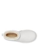 Ugg Women's Classic Mini Side Logo II Boot, Ultra Matte White / 5