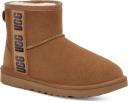 Ugg Women's Classic Mini Side Logo II Boot, Ultra Matte White / 5