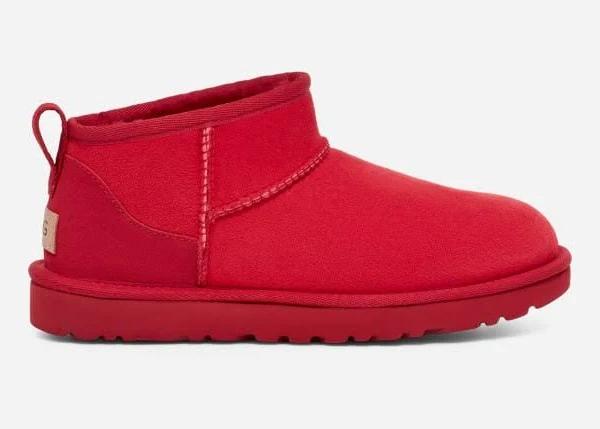 Ugg Women's Classic Ultra Mini Boot Samba Red TNL 10