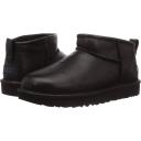 UGG Women's Classic Ultra Mini Leather Boots - Black - UK 3