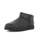 UGG Women's Classic Ultra Mini Leather Boots - Black - UK 3
