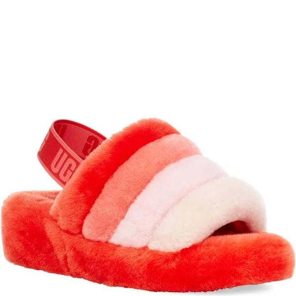 Ugg Women's Fluff Yeah Slide Lava Flow Multi / 5