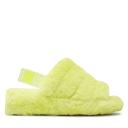 Ugg Women's Fluff Yeah Slide Sandal Key Lime 9