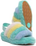 Ugg Women's Fluff Yeah Slide Sheepskin Slippers, Size 9