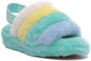Ugg Women's Fluff Yeah Slide Sheepskin Slippers, Size 9