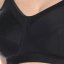 Ulla Kate Women's Non-Wired Plus Size Supporting Sports Bra 6028 Black