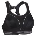 Ultimate Run Sports Bra, Black/Silver / 12FF by Shock Absorber