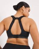 Ultimate Run Sports Bra, Black/Silver / 12FF by Shock Absorber