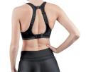 Ultimate Run Sports Bra, Black/Silver / 14DD by Shock Absorber