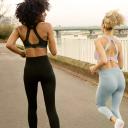 Ultimate Run Sports Bra, Black/Silver / 16G by Shock Absorber