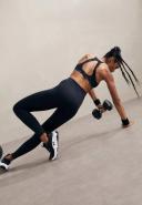 Ultimate Run Sports Bra, Black/Silver / 16G by Shock Absorber