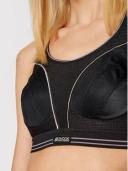 Ultimate Run Sports Bra, Black/Silver / 16G by Shock Absorber