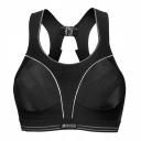 Ultimate Run Sports Bra, Black/Silver / 8F by Shock Absorber