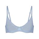 Ultra Fine Mesh Underwire Scoop Bra | Glacier