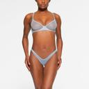 Ultra Fine Mesh Underwire Scoop Bra | Glacier