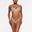 Ultra Fine Mesh Underwire Scoop Bra | Glacier