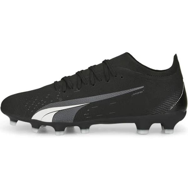 Ultra Match FG/AG Football Boots Men in Black/White, Size 14 by Puma
