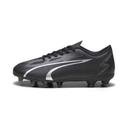 Ultra Play FG/AG Football Boots - Youth 8-16 Years in Black/Asphalt, Size 11 by Puma