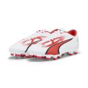 Ultra Play FG/AG Men's Football Boots in White/Black/Fire Orchid, Size 7.5 by Puma