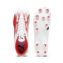 Ultra Play FG/AG Men's Football Boots in White/Black/Fire Orchid, Size 7 by Puma