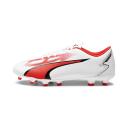 Ultra Play FG/AG Men's Football Boots in White/Black/Fire Orchid, Size 8 by Puma