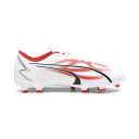 Ultra Play FG/AG Men's Football Boots in White/Black/Fire Orchid, Size 8 by Puma