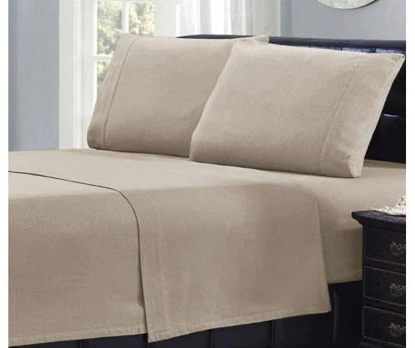 Ultra Soft Micro Flannelette Sheet Set Plain