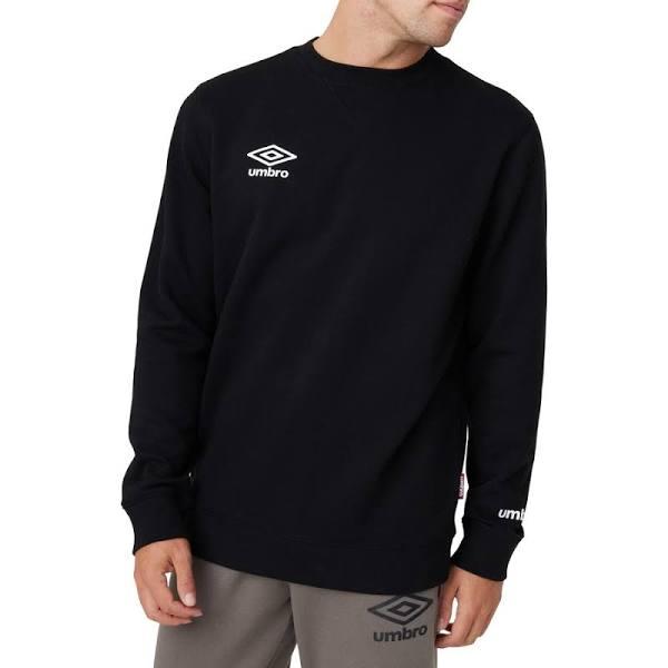 Umbro Men's Crew Sweater - Black - Size Medium