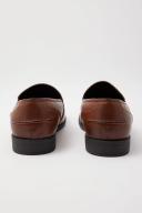 Uncut Shoes Spargo Tan | Men's Loafer | Dress Shoe | Slip On | Penny 10 / Chocolate