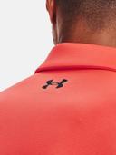 Under Armour 2023 Mens Tech Polo After Burn/Black - L Size: Large