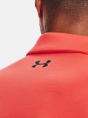 Under Armour 2023 Mens Tech Polo After Burn/Black - S Size: Small