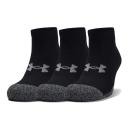 Under Armour Adult HeatGear Lo Cut Socks 3-Pack Red / Pitch Grey / Black-Medium