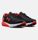 Under Armour Boys' Grade School Charged Rogue 3 Running Shoes Black 6