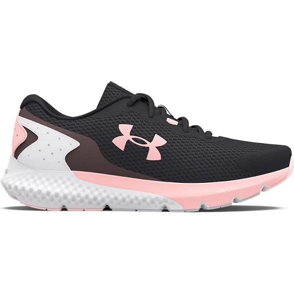 Under Armour Boys' Grade School Charged Rogue 3 Running Shoes Black 6