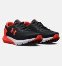 Under Armour Boys' Grade School Charged Rogue 3 Running Shoes Black 6.5
