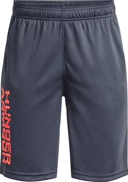 Under Armour Boys Prototype 2 Wordmark Shorts Red L