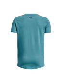 Under Armour Boys' Sportstyle Left Chest Short Sleeve Blue YXL